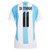 Argentina Angel Di Maria #11 Hjemmebanetrøje Dame Copa America 2024 Kortærmet